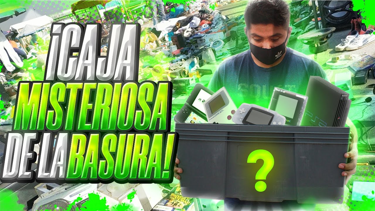 Compré CAJA de la BASURA LLENA de VIDEOJUEGOS! #1 Ft @MABIS
