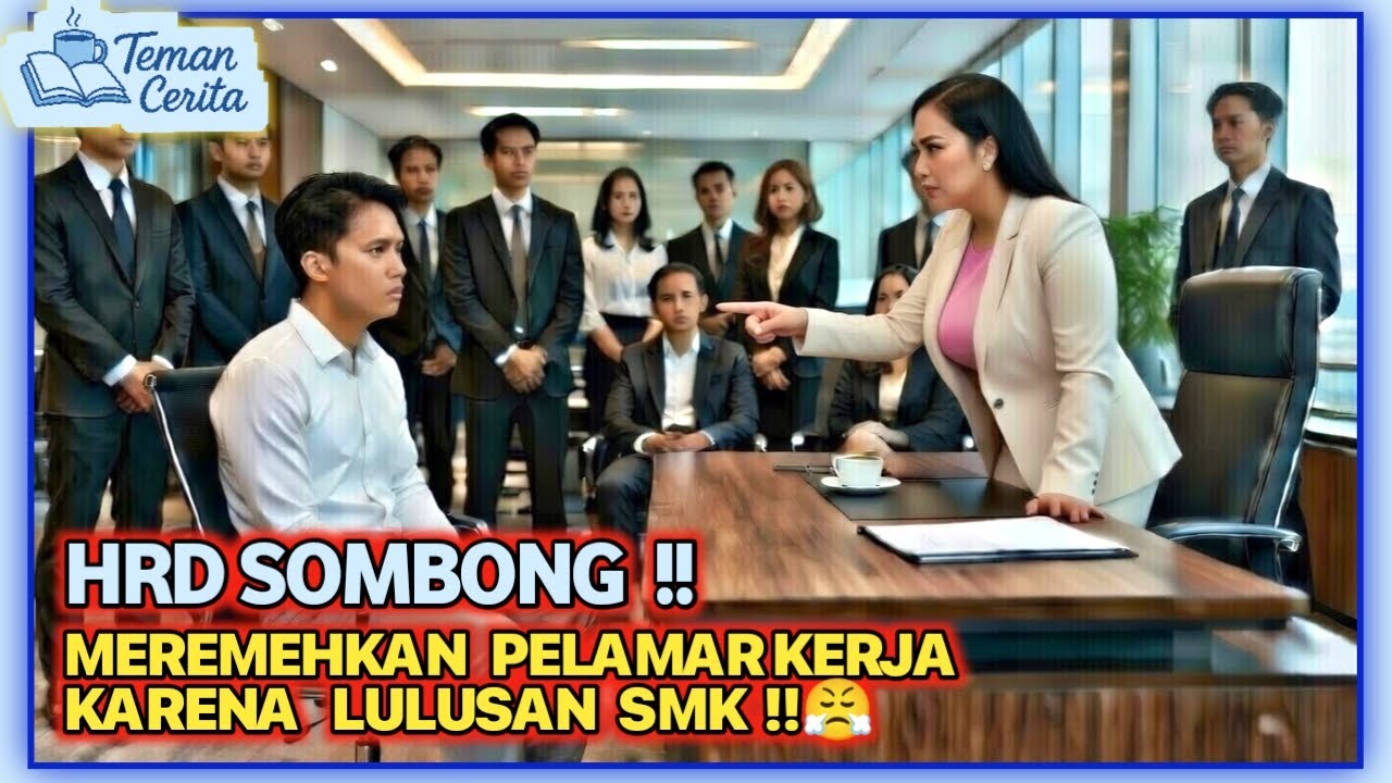 HRD hina pelamar kerja cuma lulusan SMK, 1 Jam Kemudian Nyesel Seumur Hidup! 😭🔥