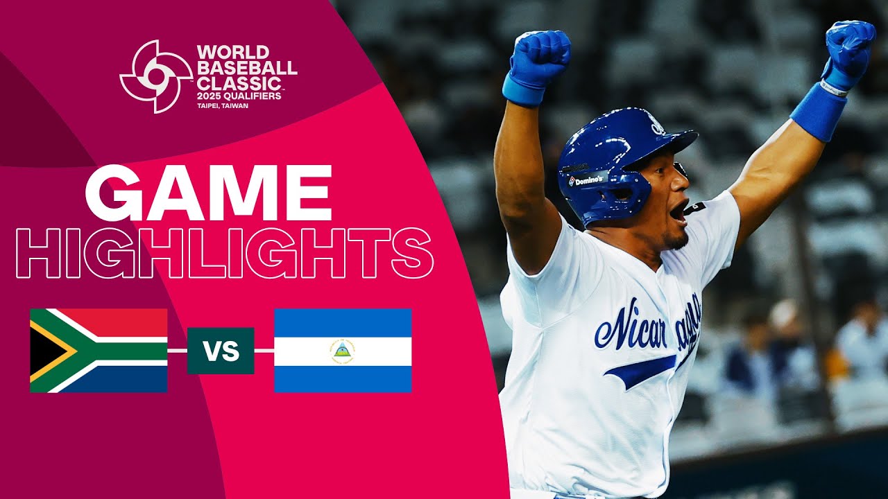 South Africa vs. Nicaragua | 2025 World Baseball Classic Qualifier Highlights