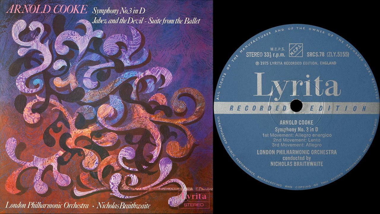 Cooke - Symphony No.3 (Braithwaite) (vinyl: Soundsmith Zephyr MIMC ☆, Graham Slee, CTC Classic 301)