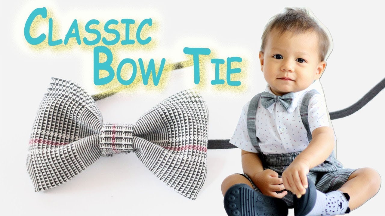 Dasi Pita Kupu-kupu - DIY Tutorial Cara Membuat Dasi Kupu-kupu (Belajar Menjahit)