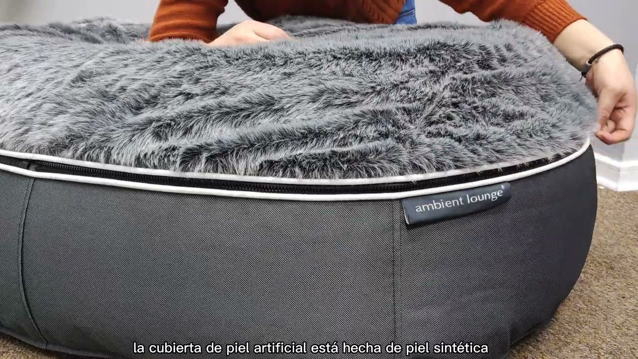 Conjunto de Cama Grande para Perros y Cubierta de repuesto