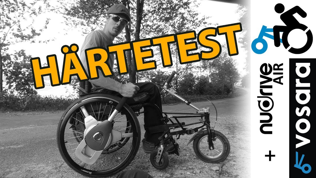 Vosara - NuDrive H&auml;rtetest im Alltag Tutorial - Wheelchair Rollstuhl Vlog