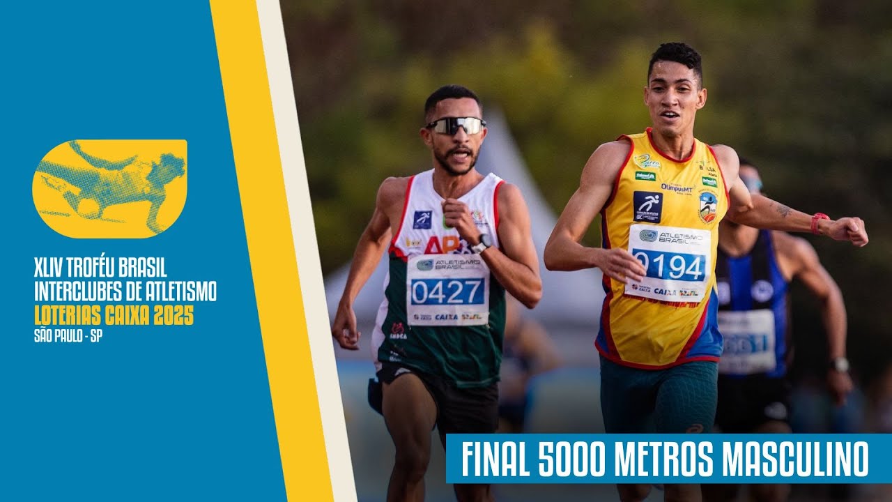 FINAL 5000 METROS MASCULINO | TROFÉU BRASIL DE ATLETISMO 2025
