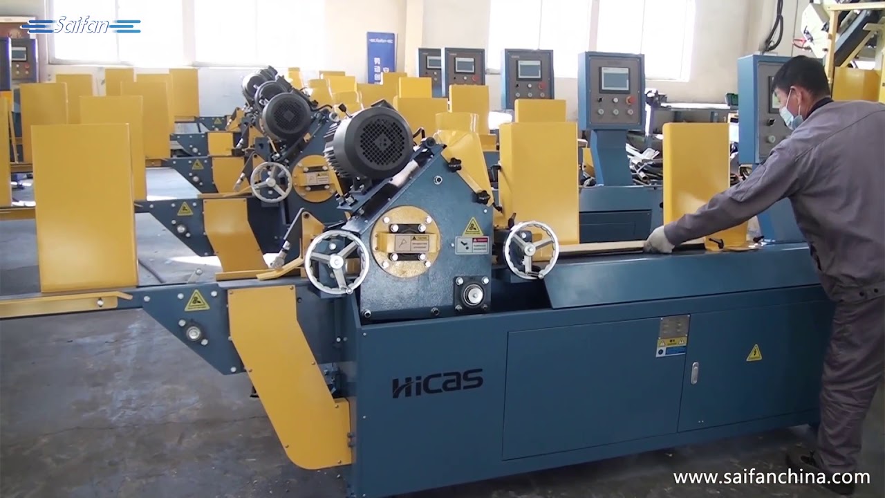 SF7030 hydraulic wood pallet chamfer machine