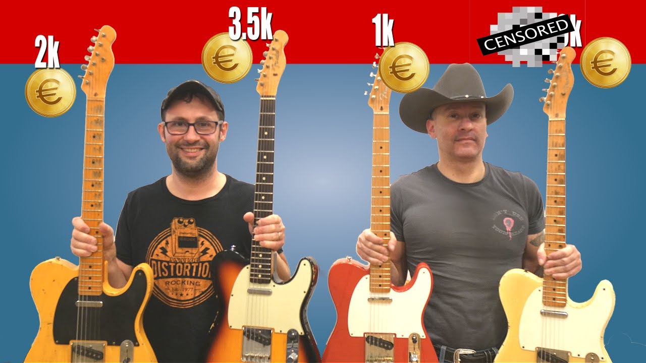 TELECASTER: 4 sfumature di VINTAGE (e di PREZZO...)