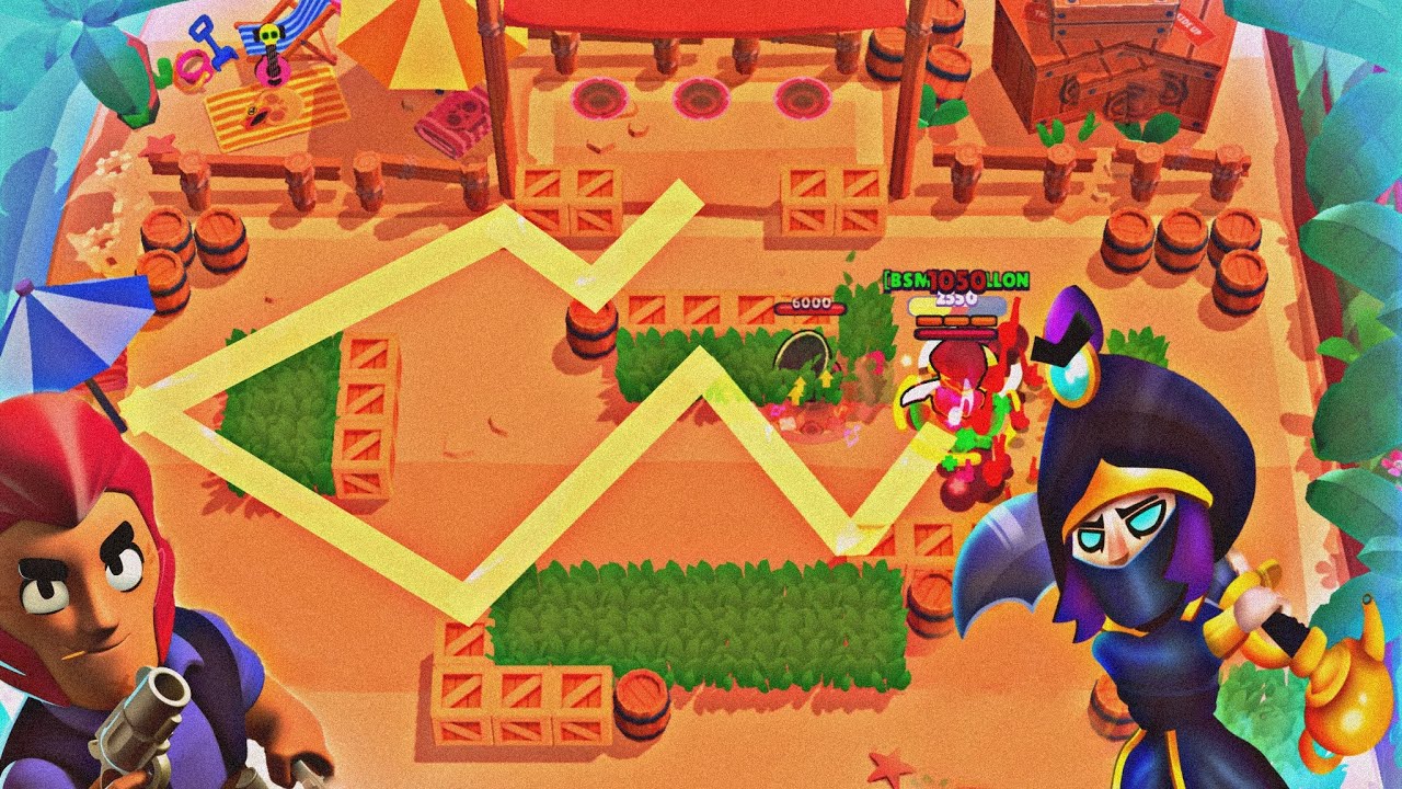 Mortis 😈 and Colt 🔫 | BrawlBall | FRAGMOVIE BRAWL STARS | 4K