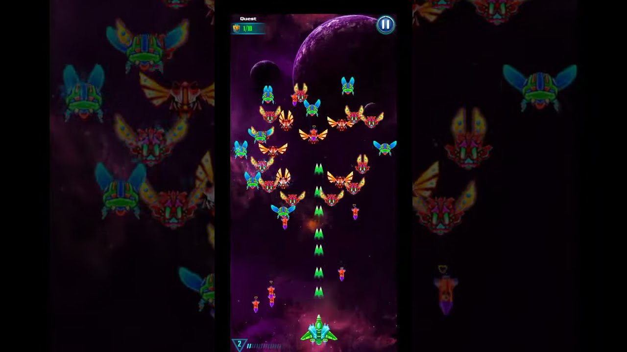 Galaxy Attack: Alien Shooter Daily Challenges Mode - Golden Dragon