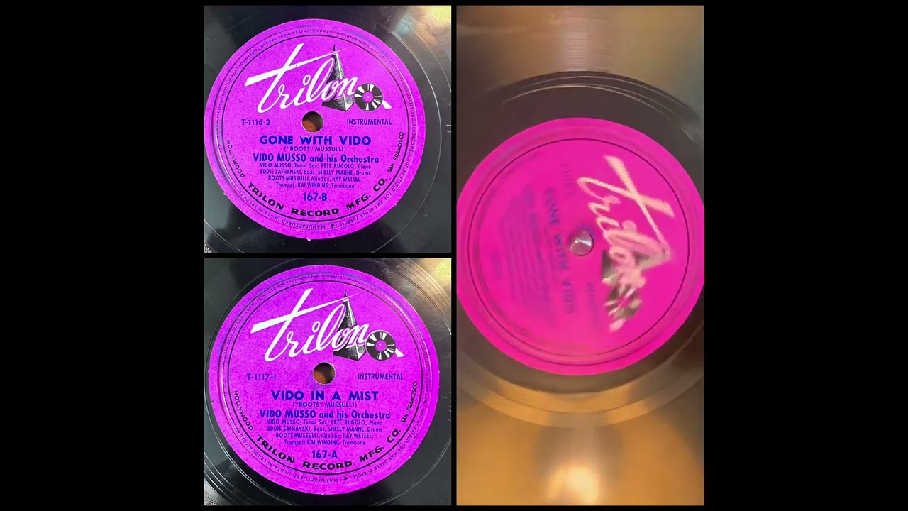 VIDO MUSSO & HIS ORCHESTRA: Gone With Vido (Trilon Records 167, 10&rdquo; 78RPM 1947)