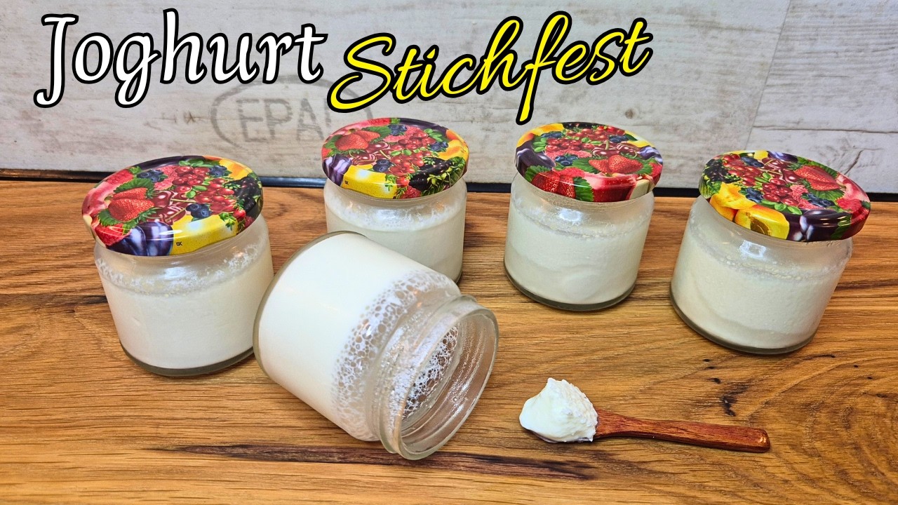 Stichfester Joghurt mit nur 3 Zutaten, einfach selber machen, spart Geld #229