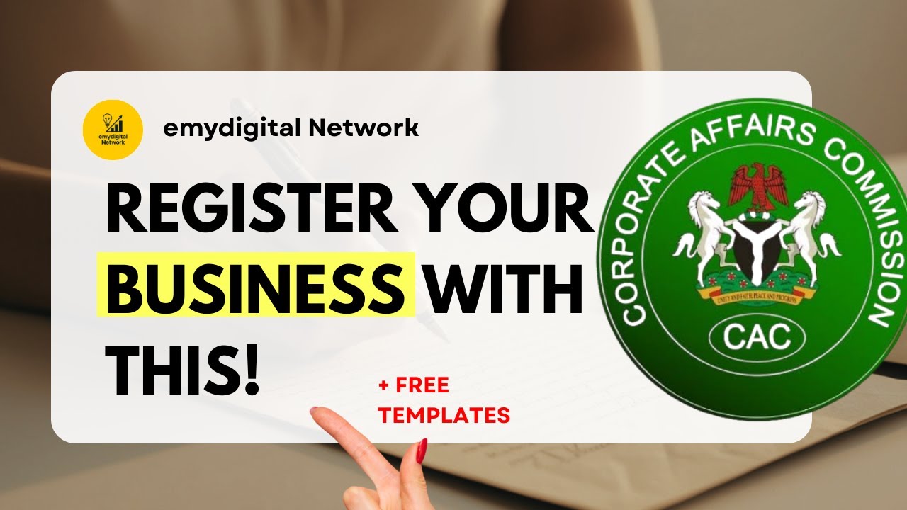 Register Your Business With This! (CAC Tutorial + Free Templates)