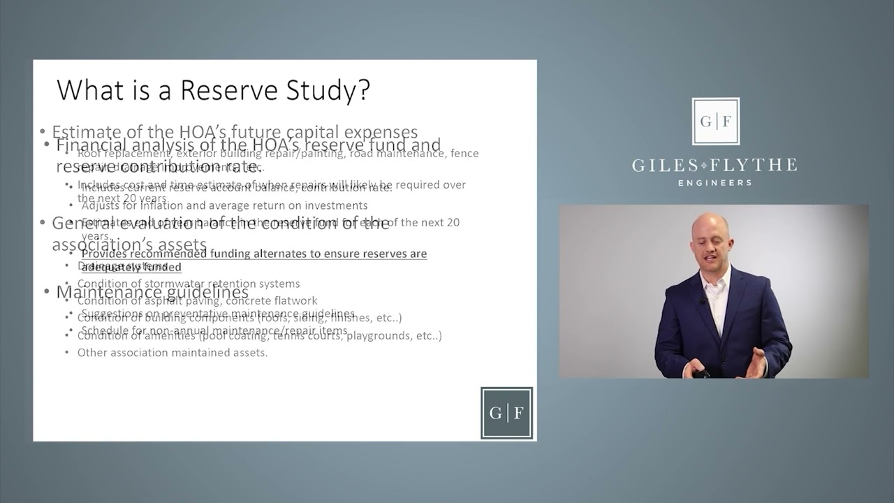 What is a reserve study?