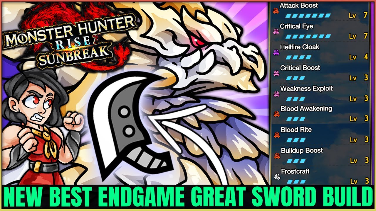 New Best Sunbreak Great Sword Build - Highest Damage Possible & More - Monster Hunter Rise Sunbreak!