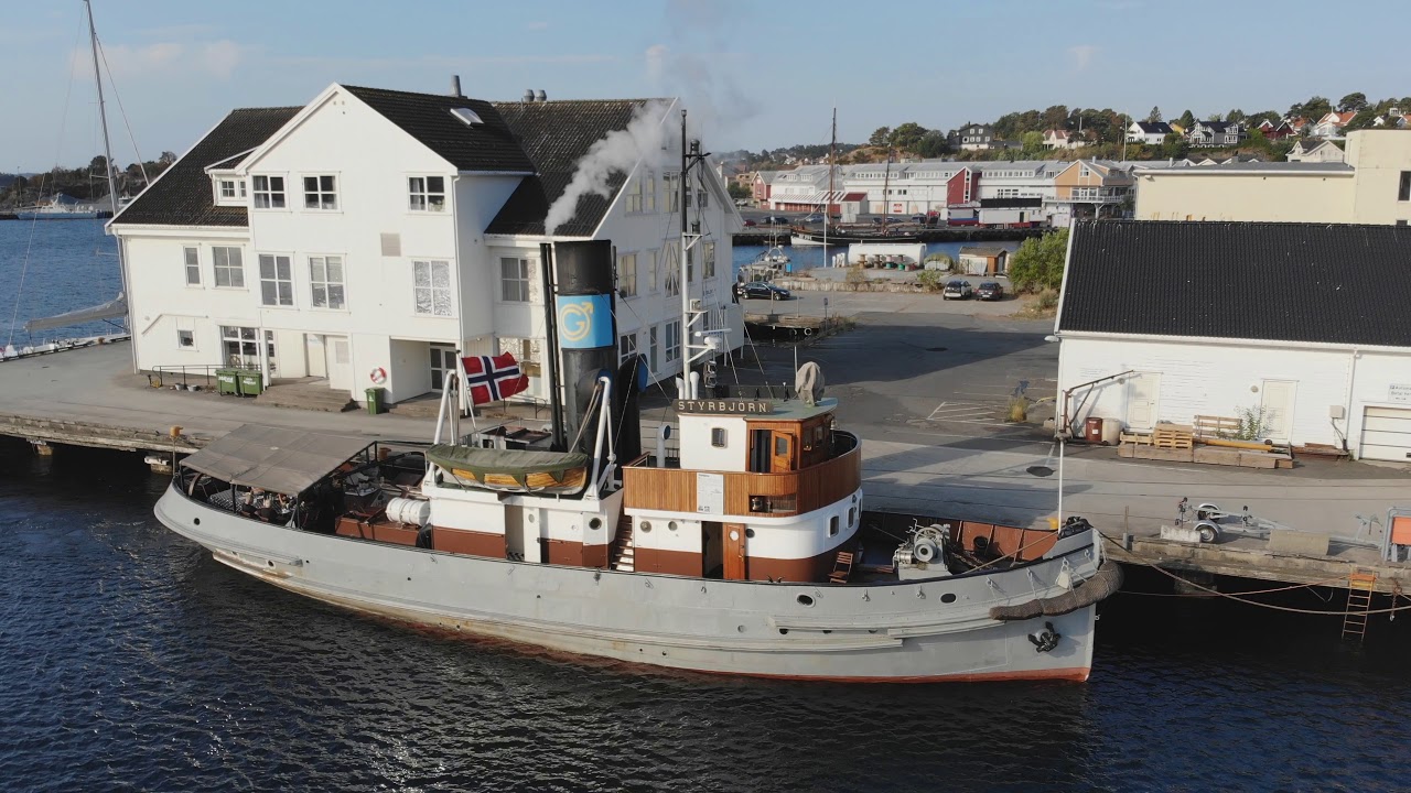 Steamboat Styrbjørn in Grimstad,  Norway #steamboat #norway