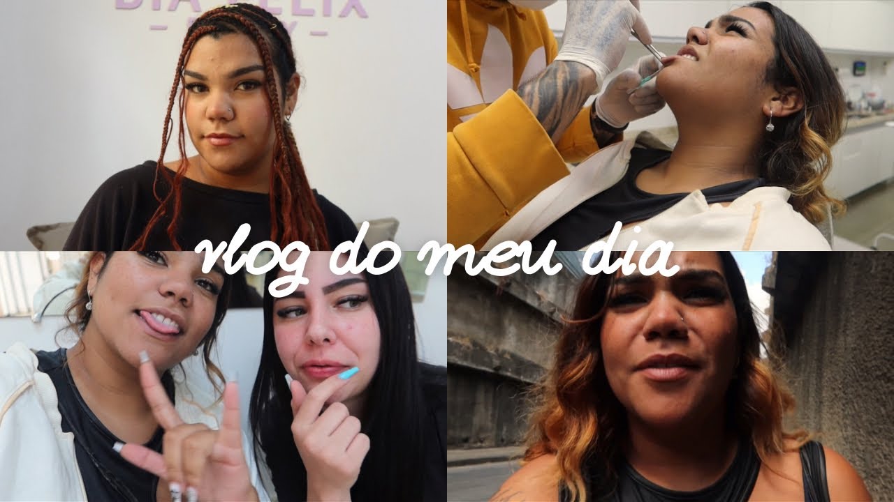 MINHA ROTINA/ pagando conta/ furei piercing 