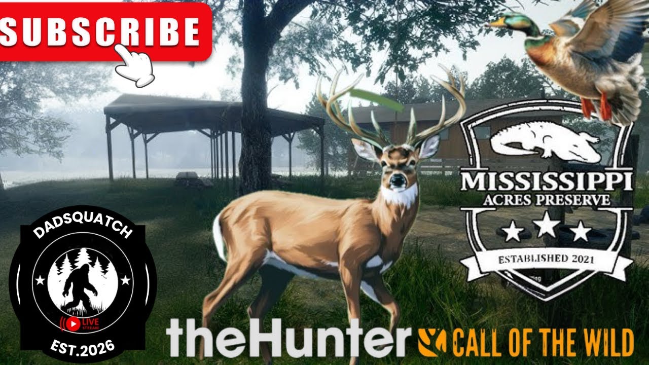 theHunter: Call of the Wild Grinding Whitetail Deer on Mississippi Acres