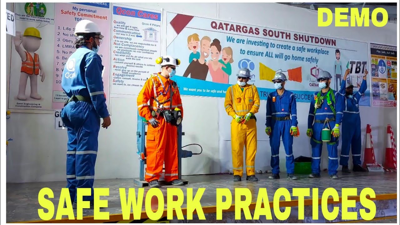 Safe Work Practices inside Plant || Safe Work Practice Demo || Safety Demo
