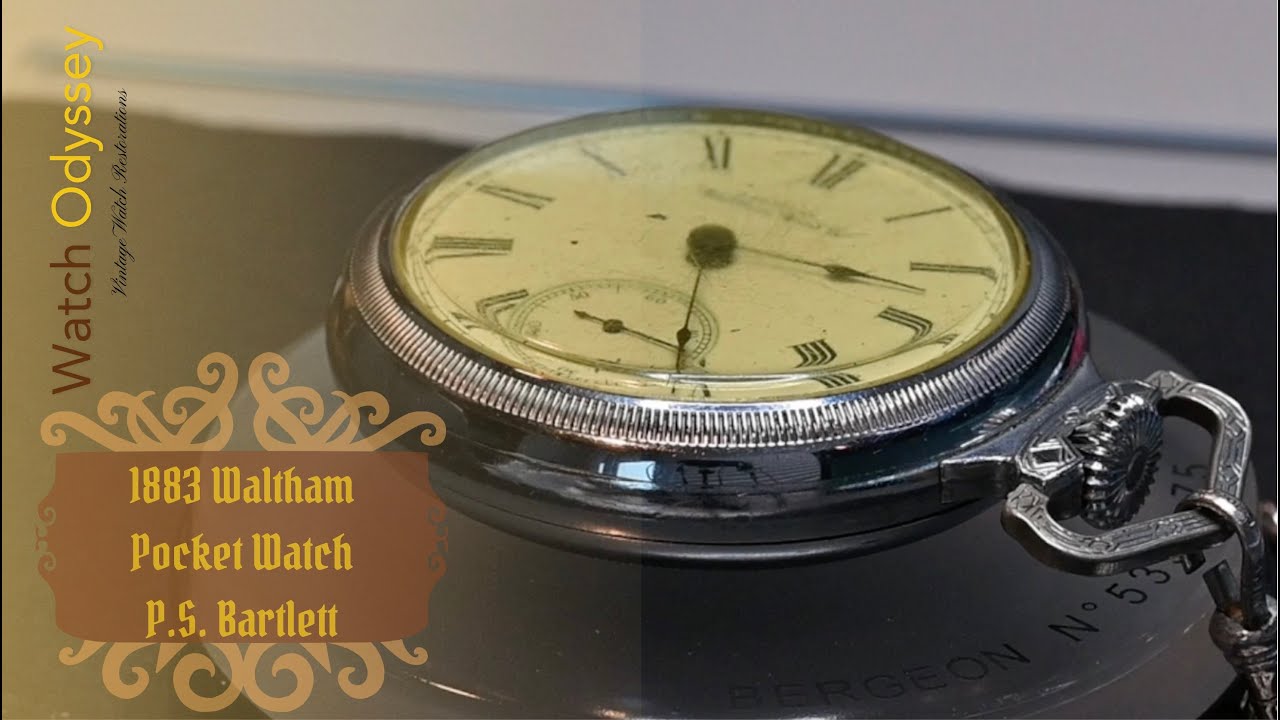 Карманные часы Waltham PS Bartlett 1883 года сломаны!