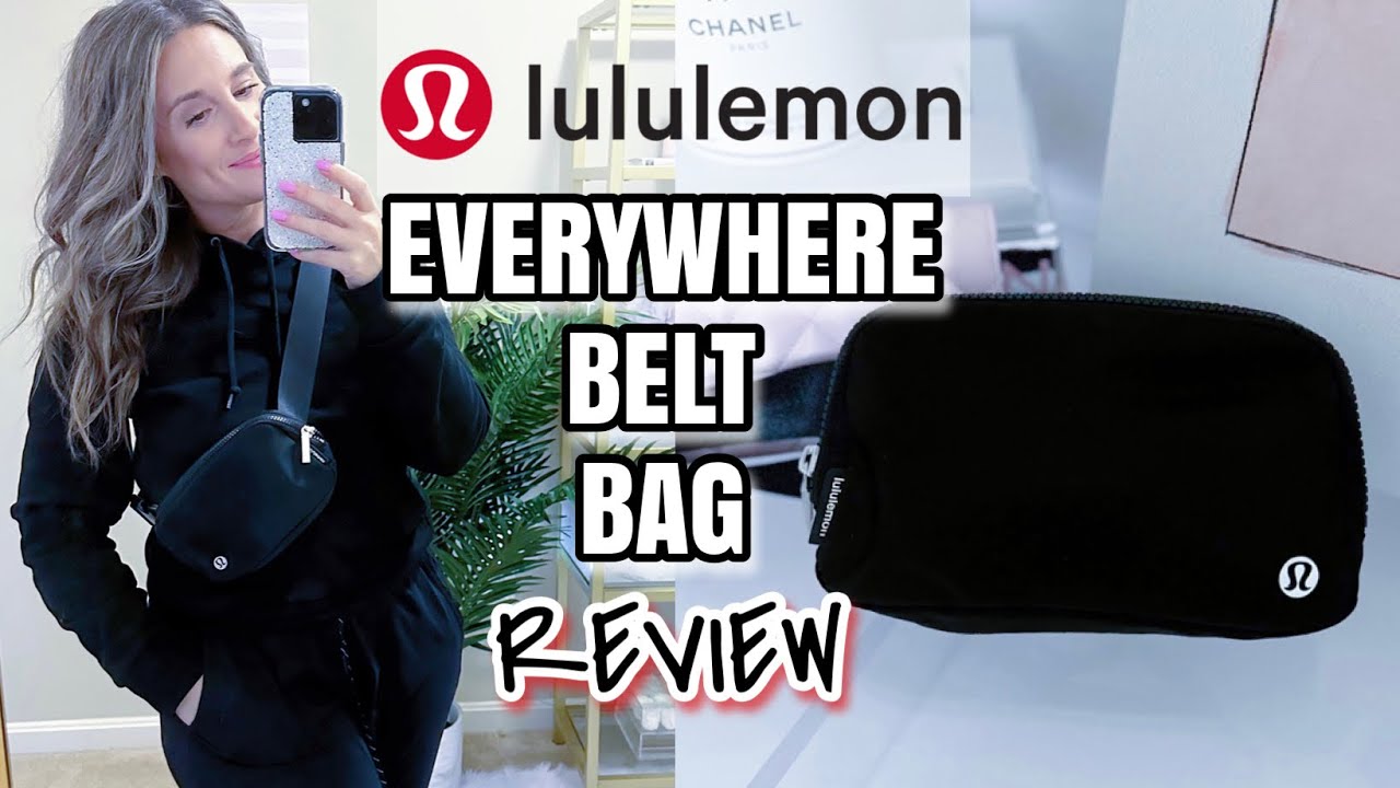 LULULEMON EVERYWHERE BELT BAG REVIEW - PROS, CONS, WHAT FITS, MOD SHOTS
