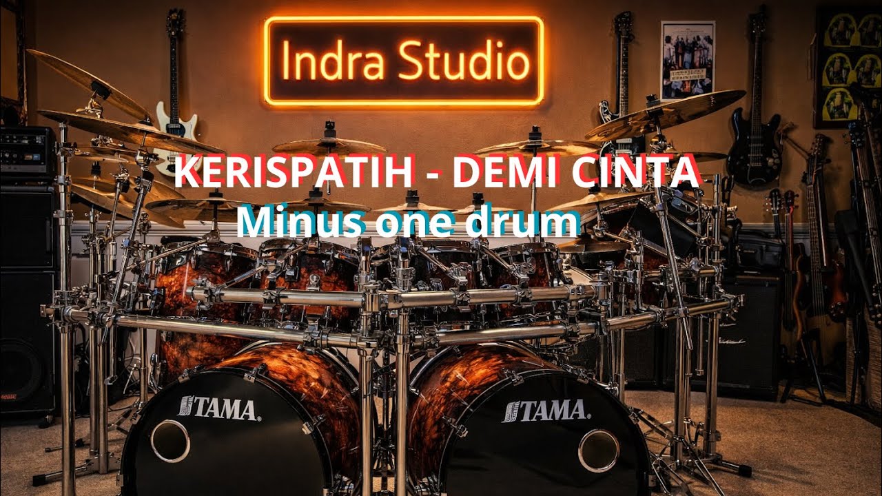 KERISPATIH - DEMI CINTA | minus one drum, drum less, no drum