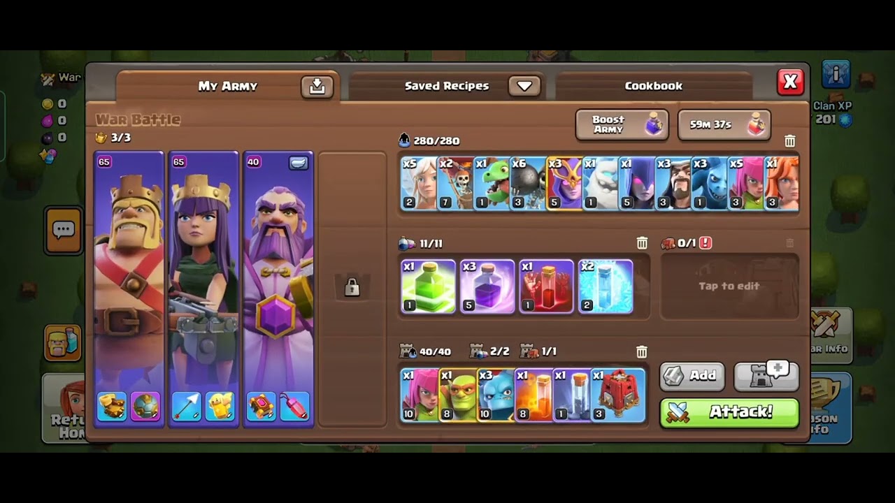 Day 3 in CWL Using Super witch in TH12😱