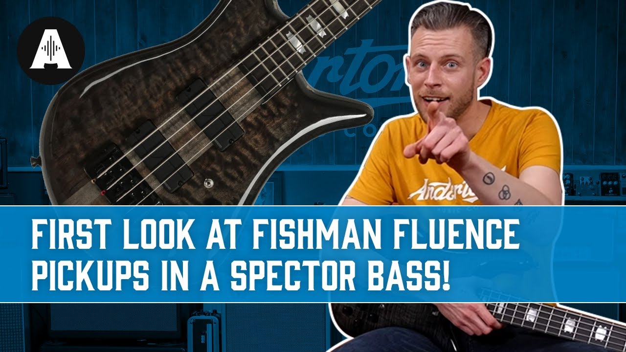 First Look at Fishman Fluence Pickups in a Spector Bass!