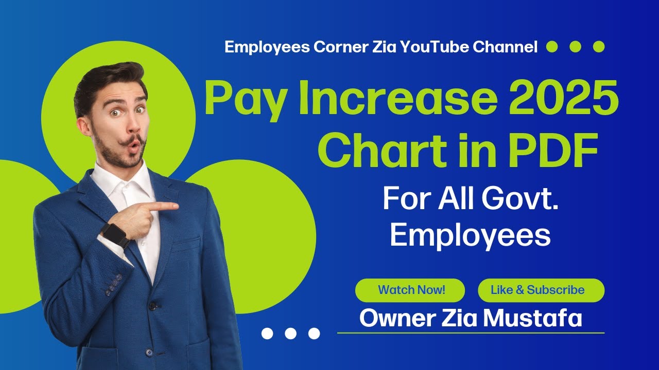 Pay Increase From December 2025 | Pay Increase Rules, Method & Chart |  Employees Corner Zia |