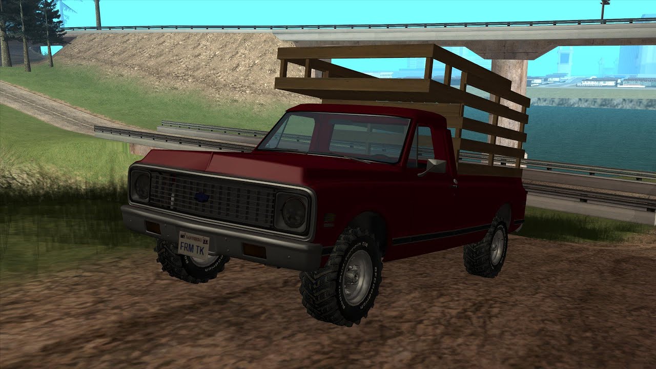 GTA San Andreas [PC] - 1972 Chevrolet C10 Farm Truck Mod
