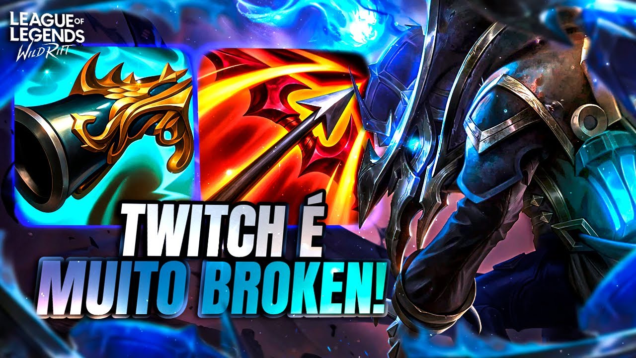 TWITCH É O MELHOR ADC PRA FAZER 1V9! CONTINUA IMORAL | LoL Wild Rift