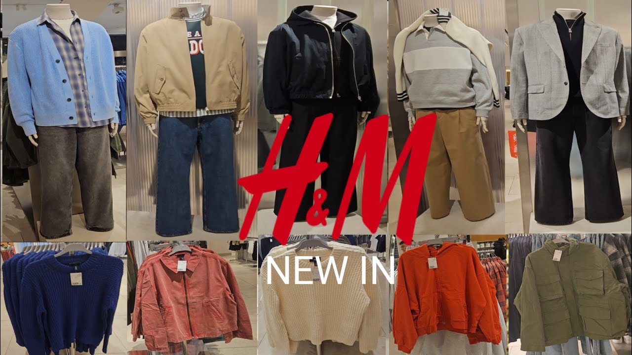 Новинки мужской одежды H&M | Коллекция мужской одежды H&M | Новые поступления 2026 года