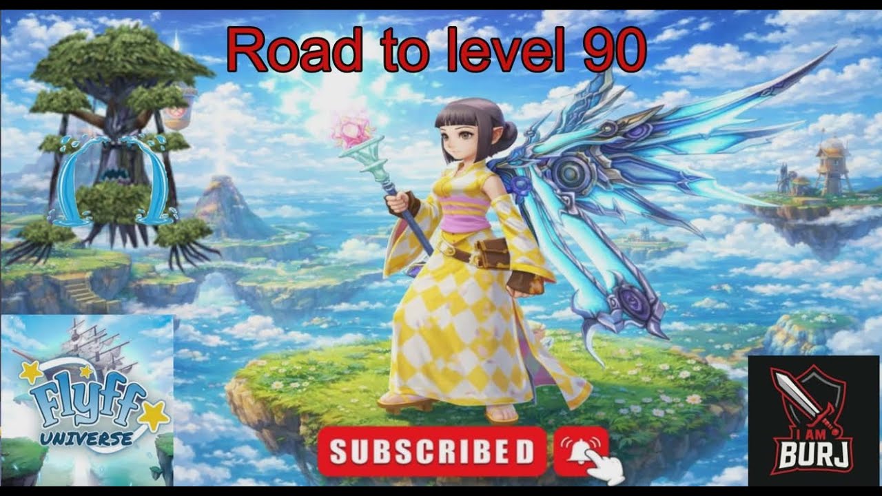 Road to level 90 | Flyff Universe | Rhisis Server  - Road to 100 Subscribers