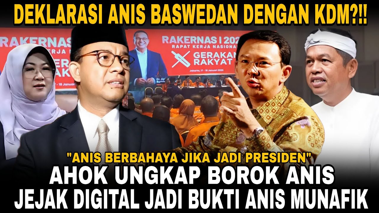 ANIS AJAK KDM JADI WAKIL?!! AHOK BEBERKAN KEBUSUKAN ANIS BERB*H*YA PEMECAH BELAH UMAT