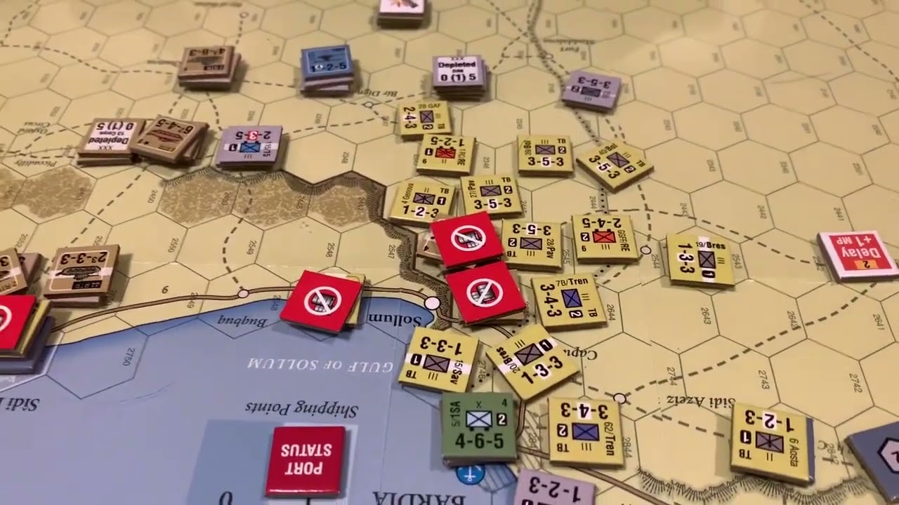 North Africa 41 turn 10 to 13: German auto victory