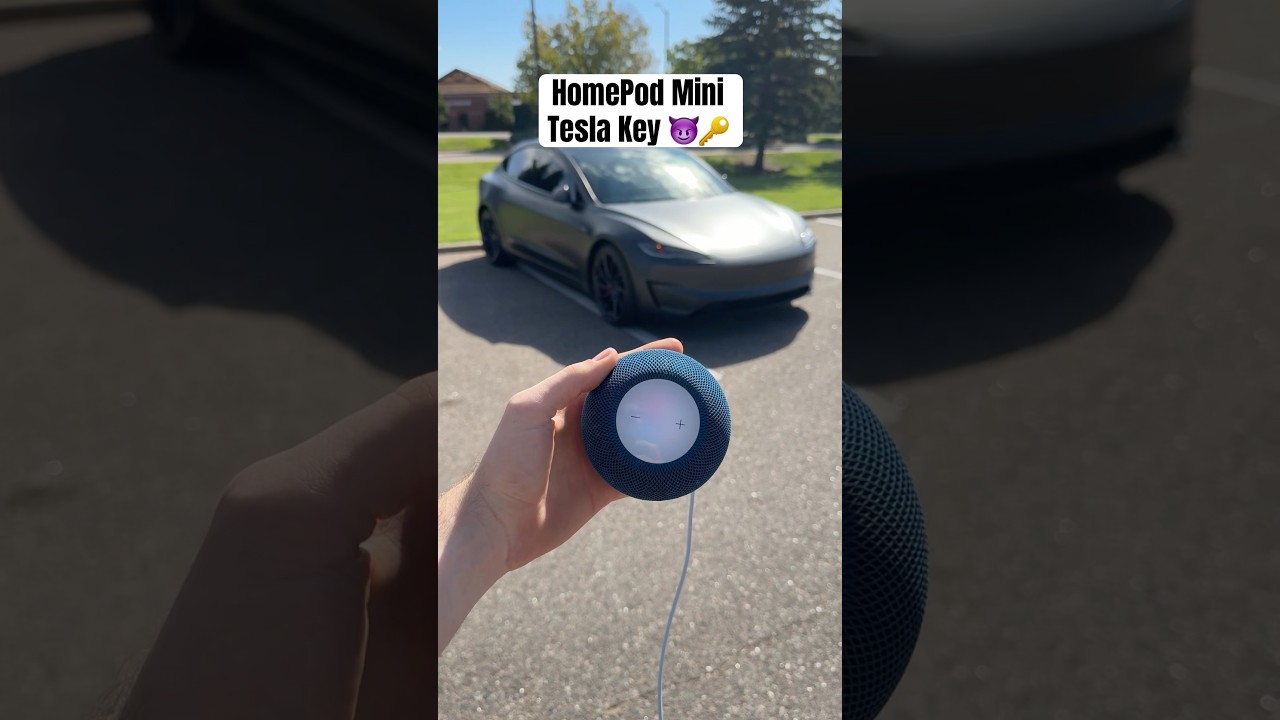 Can I Use a HomePod Mini as My Tesla&rsquo;s Key?! 😳😈
