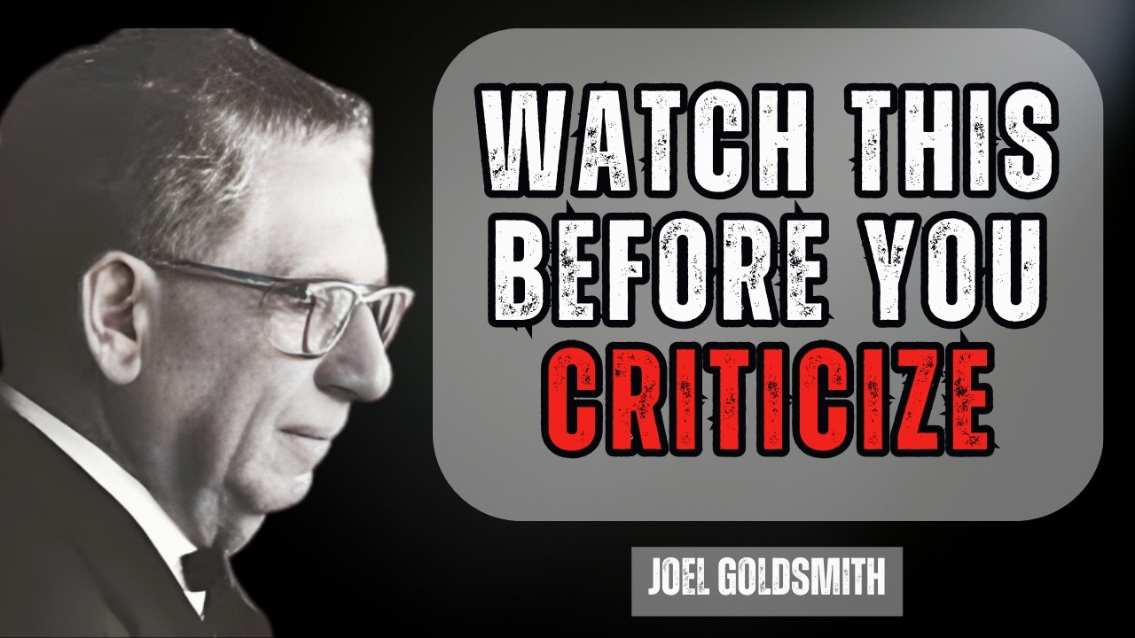 Joel Goldsmith | Watch Before You Criticize Him — It Will Change Your Mind Forever