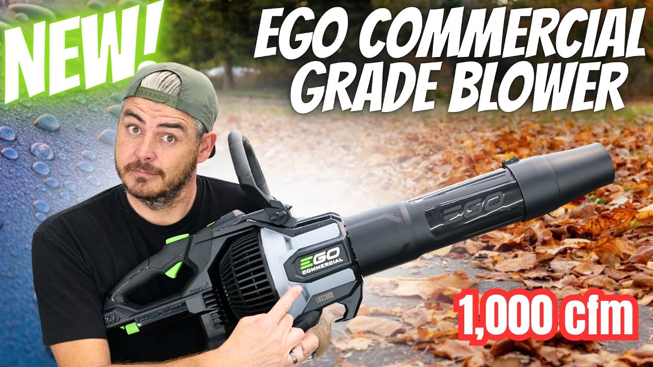 NEW EGO LBX1000 - The Most Powerful Cordless Blower Ever?  FULL REVIEW