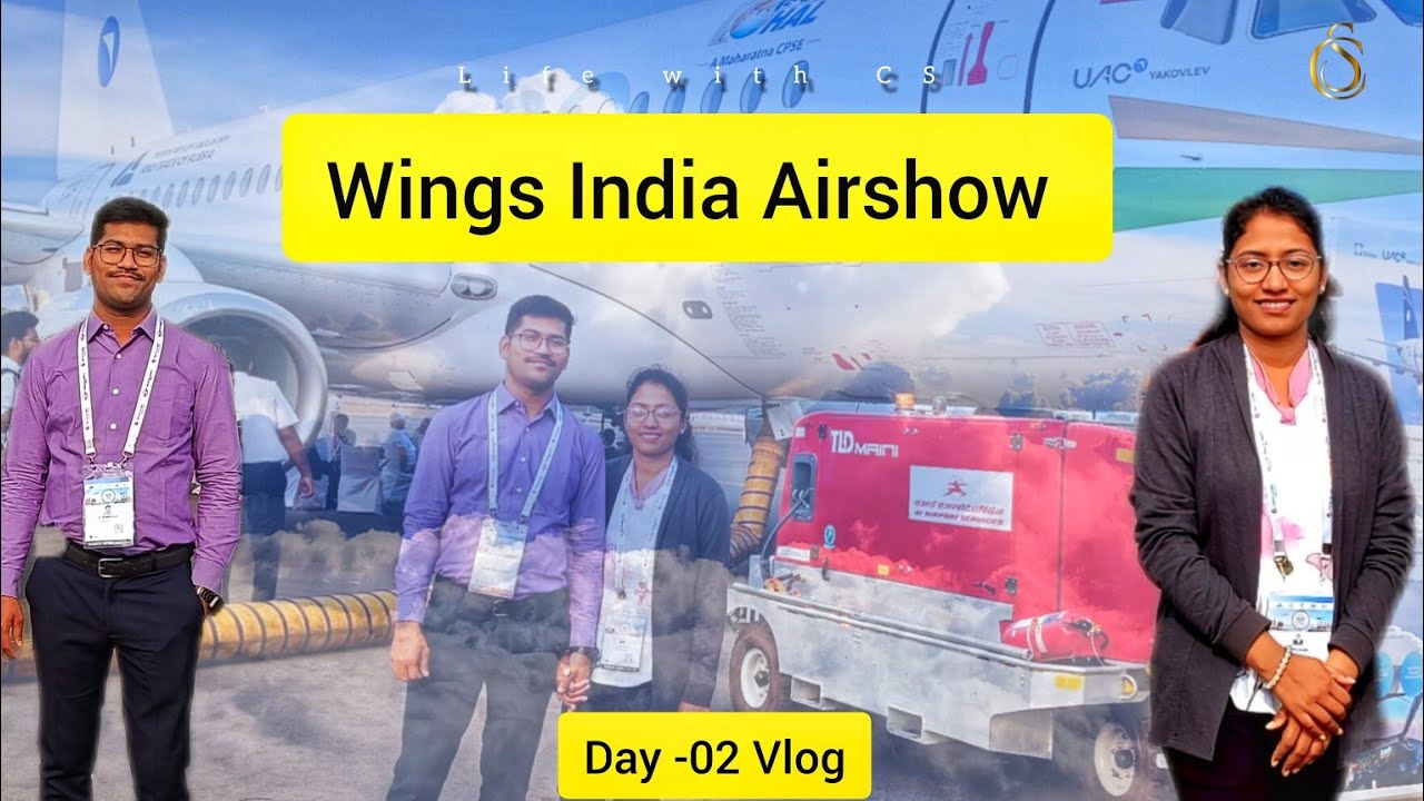 | Live Experience withAircrafts |Wings India 2026 Airshow Day 2 Vlog | | Life With CS