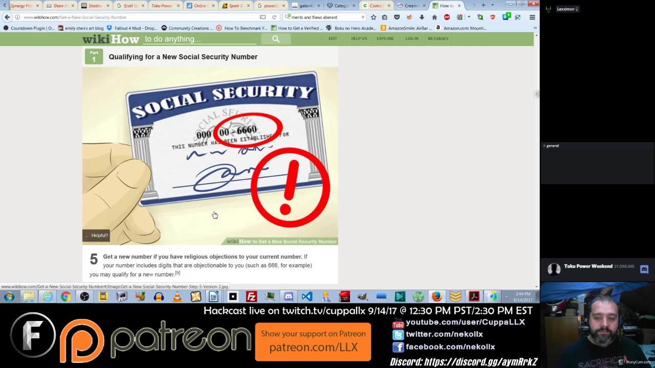 #Equihax Hack and How to get a new SSN