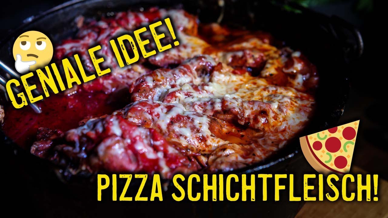 🍕 Rezept für Pizza Schichtfleisch aus dem Dutch Oven - Eine geniale Idee aus dem Dopf! 🥘