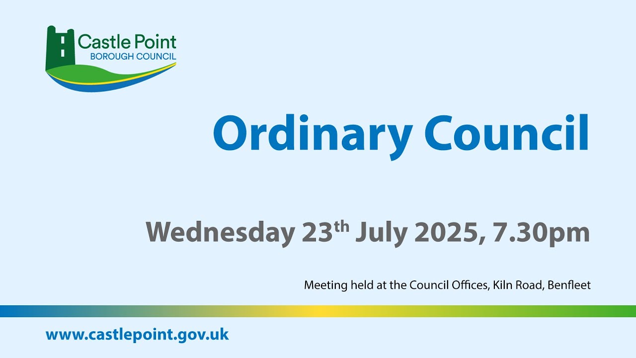 Ordinary Council - Wednesday 23 July 2025