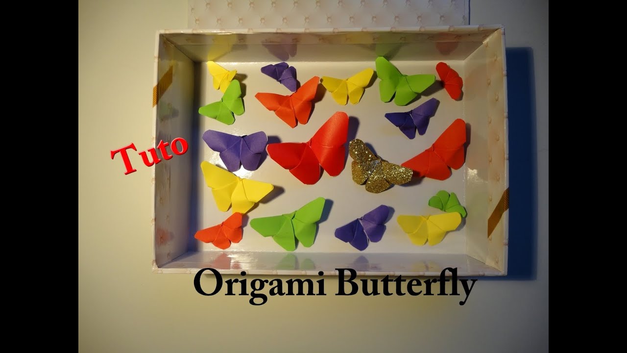 Tutoriel Papillon Origami  - Tutorial Origami Butterfly