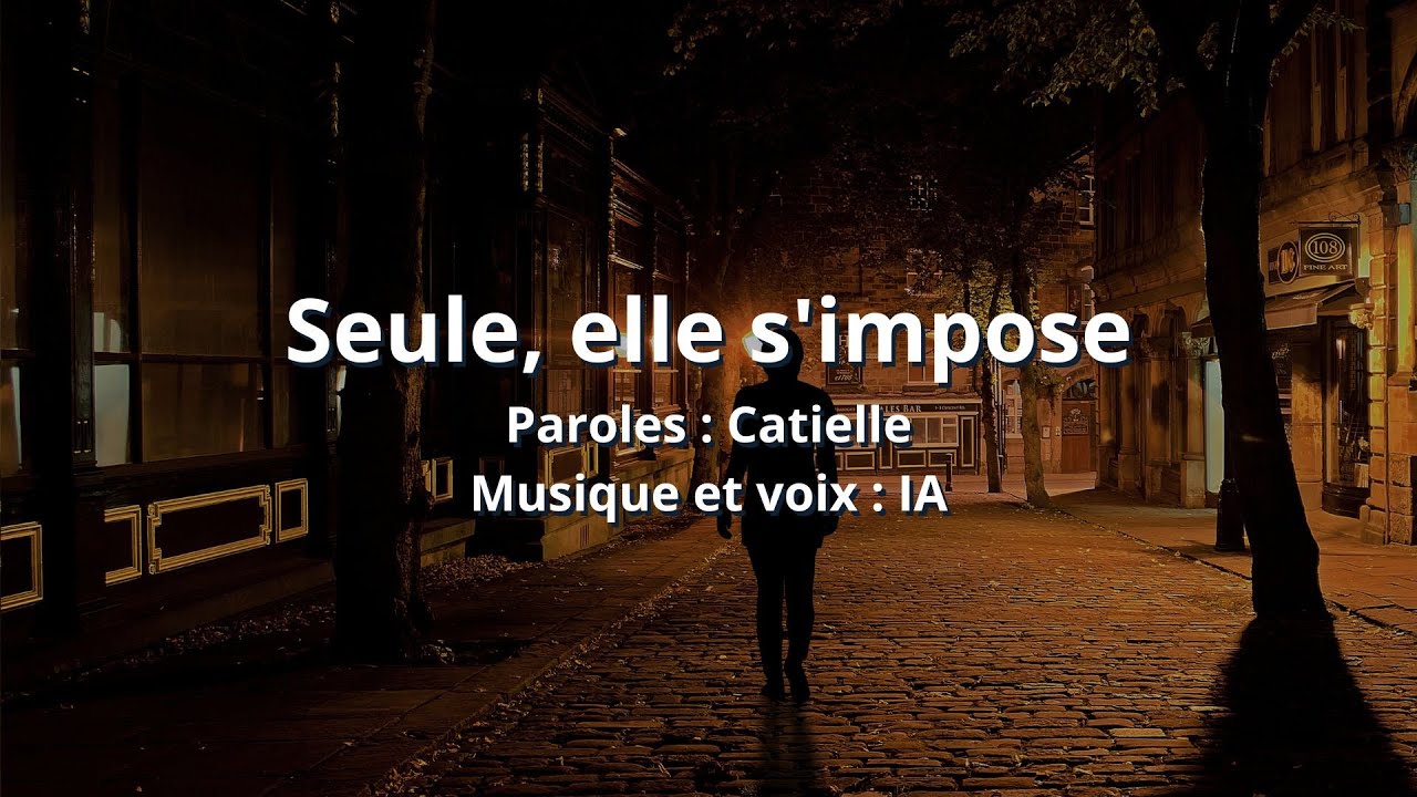 Seule, elle s'impose