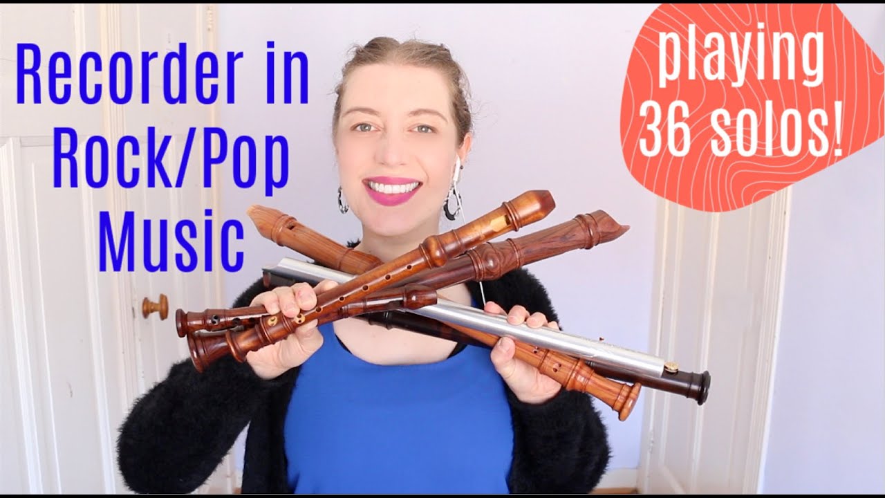 Recorder in rock/pop: playing the solos from 36 songs | Team Recorder