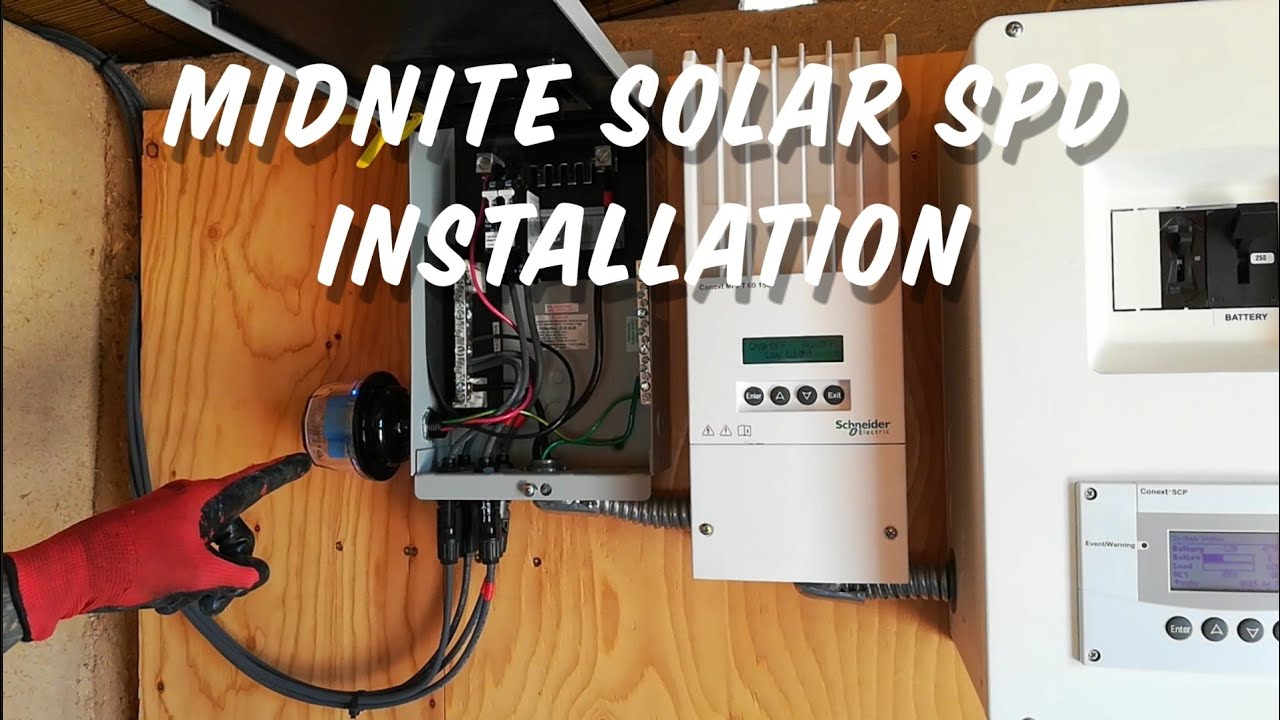 Midnite Solar Surge Protector Installation