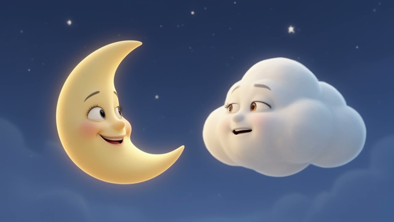 Sparkle, Mimi Moon & the Cloud That Learned to Wait 🌙 | Calm Bedtime Story for Kids