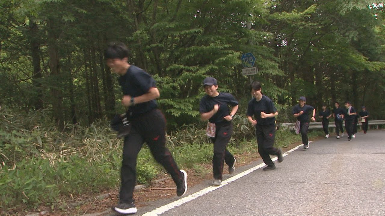 群馬県警察学校　榛名湖畔までの耐久歩行訓練(25/05/26)
