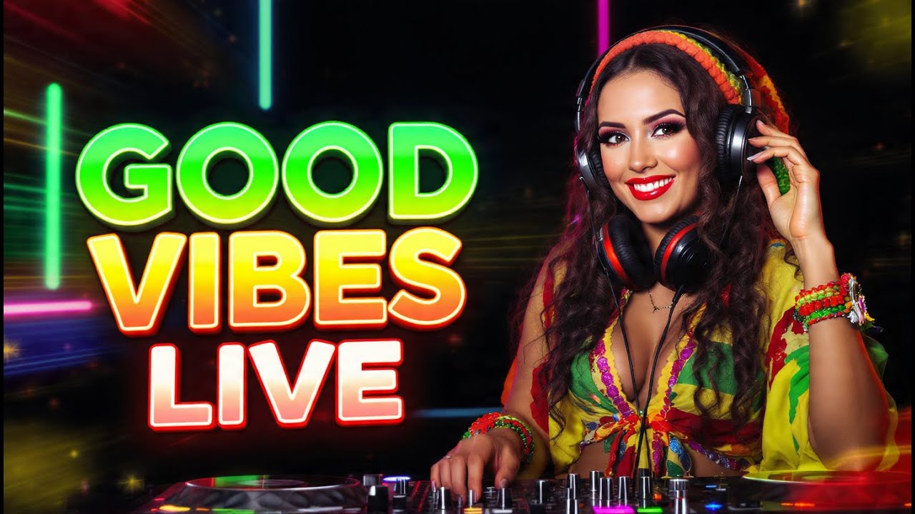 Soothing Tropical Reggae LIVE 🌴 Soft Island Rhythms for Positive Energy & Good Mood