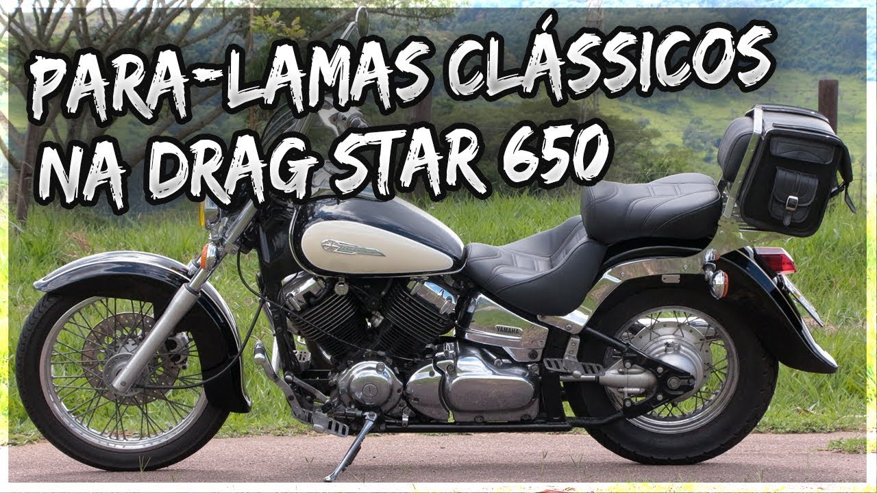 Instalação dos para lamas clássicos na Drag Star 650cc VDM 122 #vivodemoto