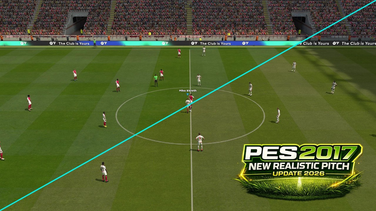 🔥 PES 2017 NOWA REALISTYCZNA AKTUALIZACJA BOISKA 2026