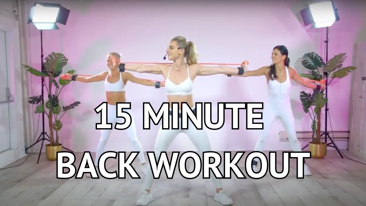 15 Minutes Back Workout With A Resistance Band